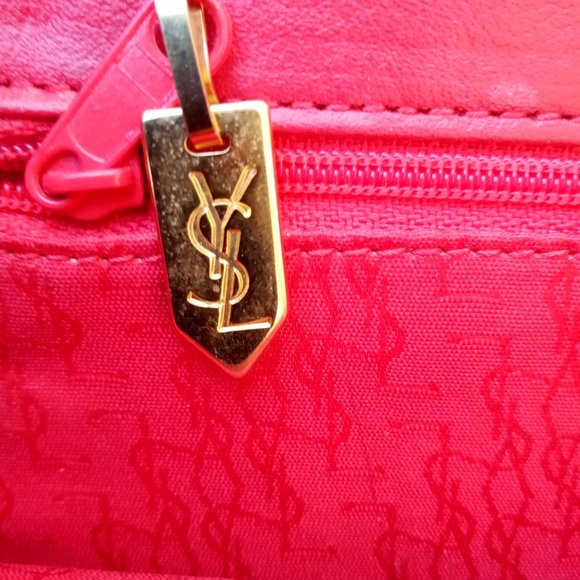 YVES SAINT LAURENT   Collectible RARE Vintage Aztec Medallion Bucket Purse - Picture 7 of 10